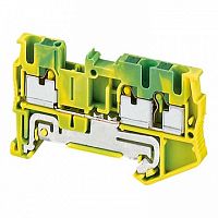 Клемма для заземления TERMINAL 2,5мм?, желто-зеленый, NSYTRP23PE | код. NSYTRP23PE | Schneider Electric